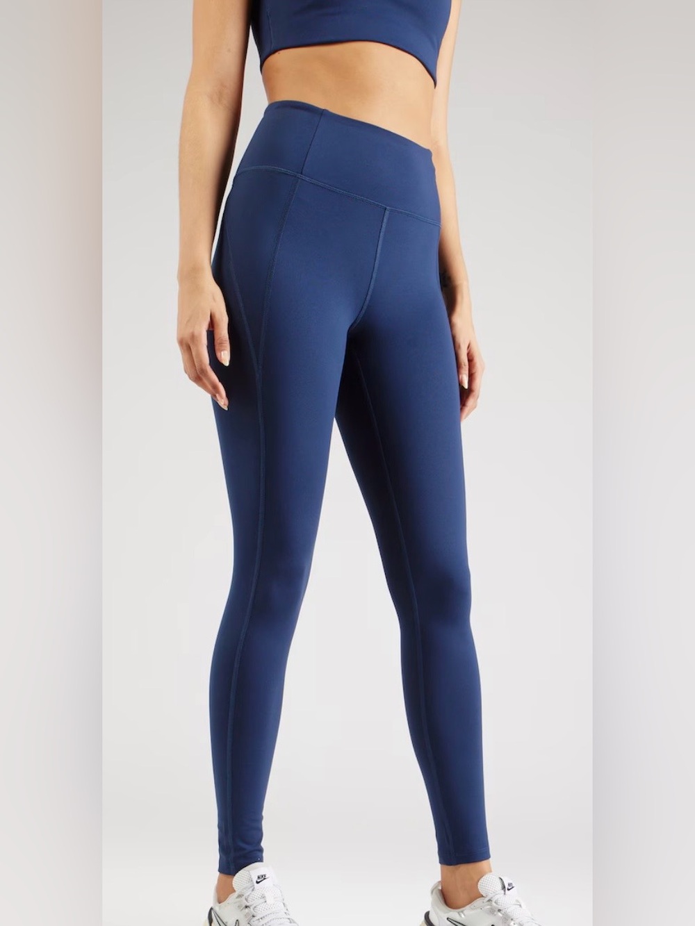Girlfriend Collective Women’s High-Waist Rise Leggings Pants Blue